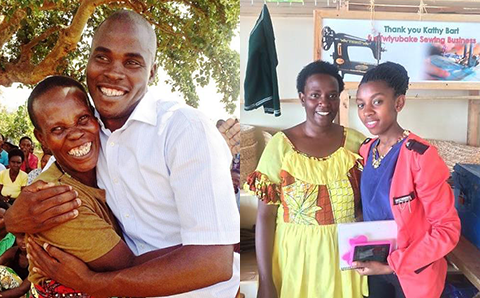 Dany Rukundo, Program Assistant and Judy Rwibutso, Business Coordinator