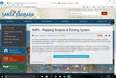 Mapping Analysis and Printing System